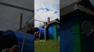 Ворота для футбола в домашних условиях из пластиковых полипропиленовых труб.mp4