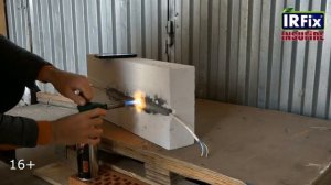 Огнестойкий герметик IRFIX INSUFIRE. Высокотемпературный. Не горит. Не пропускает дым, газ, воду.