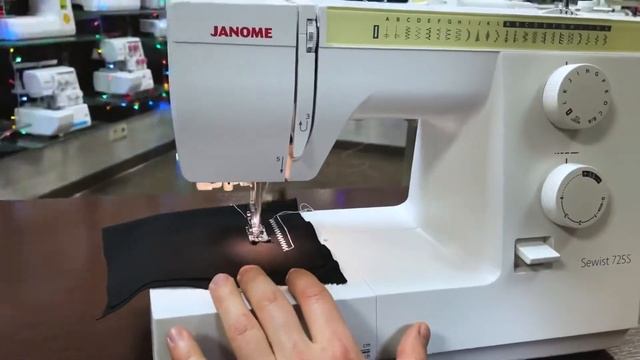 Обзор электромеханической швейной машинки Janome SeWist 725S. смотреть онлайн