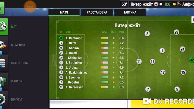 Top Eleven RU 2020 Товарищеский турнир Питер Жжёт vs Анфиса Фк смотреть онлайн