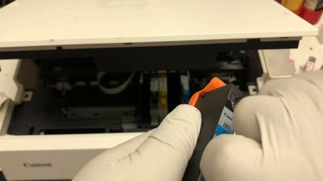 How to add Refillable Ink Tank to Canon PIXMA Printer - PGI 280 CLI 281 Cartridge CIS CISS смотреть онлайн