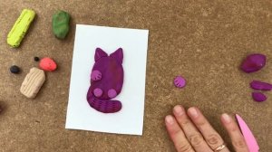 Как слепить из пластилина КОШКУ. Лепка из пластилина для детей. Кот или кошка из пластилина легко.