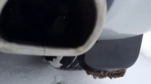 ауди Q5 чистим нагар выхлопной трубы