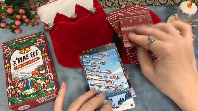 Новинка от студии Deckstiny???” X’mas Elf Tarot” ?Таро Рождественского Эльфа?Обзор колоды.