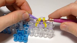 Браслет Лесси из резинок Rainbow Loom Bands. Урок 214 | Bracelet Rainbow Loom