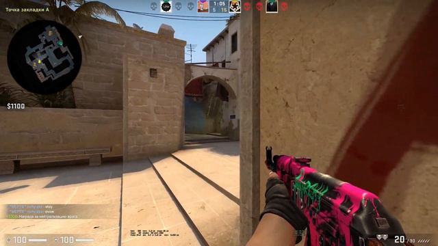 CS:GO gameplay 2K QHD (2560x1440) 60 fps !! нарезка лучших моментов !! Работаю под флешку ))) смотреть онлайн