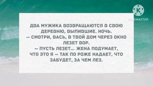 Два мужика возвращаются в свою деревню. Сборник свежих смешных жизненных анекдотов!