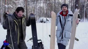 Охотничьи лыжи для рыбалки (деревянные Vs пластиковые) - тест