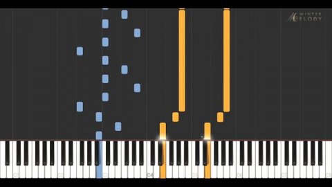 Winter Melody - Jacob's Piano \\ Synthesia Piano Tutorial