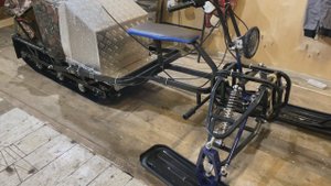 Уехал на рыбалку/ проехал на мотособаке 55км/ двигатель LIFAN 13л.с.