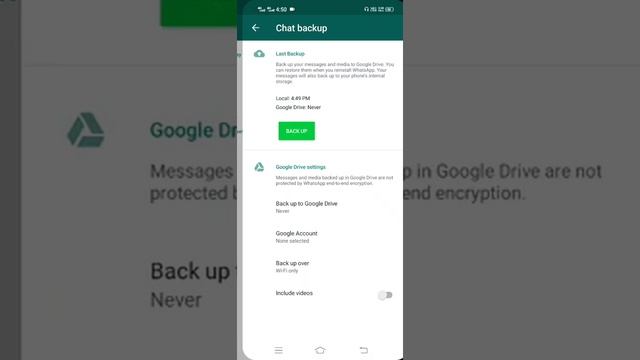 WhatsApp Chat Backup Kaise Le