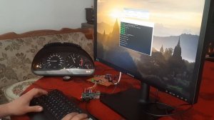 BMW E39 instrument cluster control over CAN Raspberry Pi