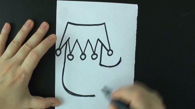 Как нарисовать сапог эльфа. Рисунки на Новый год. смотреть онлайн