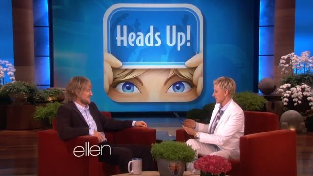 Ellen and Owen Wilson Play 'Heads Up!' смотреть онлайн