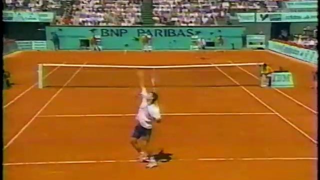 Agassi vs Squilari French Open Roland Garros 2001 смотреть онлайн