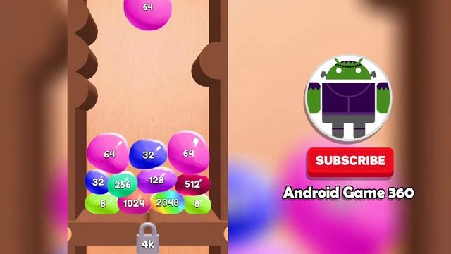 Jelly 2048 [Unlock 8K] - Blob Merge Jelly (Max level)