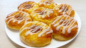 Булочки с повидлом!!! вкусный рецепт Сладких булочек!!!