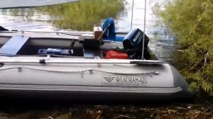 ПВХ лодка Флагман 420 и Сузуки 9.9 (15)