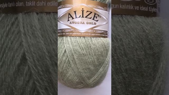 Подробный обзор пряжи Alize Angora Gold(Полушерсть с ангорой) №267 Пастельно-зеленый