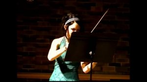 Bach - Violin Partita No. 1 in B minor, BWV 1002 - Chelsea Whittaker