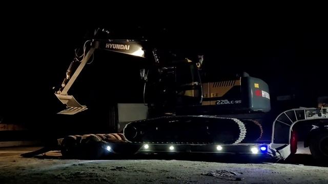 @QUICK AND EASY WAY TO UNLOAD THE UNIT/HYUNDAI EXCAVATOR 220LC-95|team baldogan смотреть онлайн