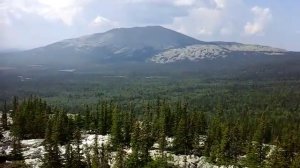 ГОРА ИРЕМЕЛЬ. ПАНОРАМА С МАЛОГО ИРЕМЕЛЯ.
