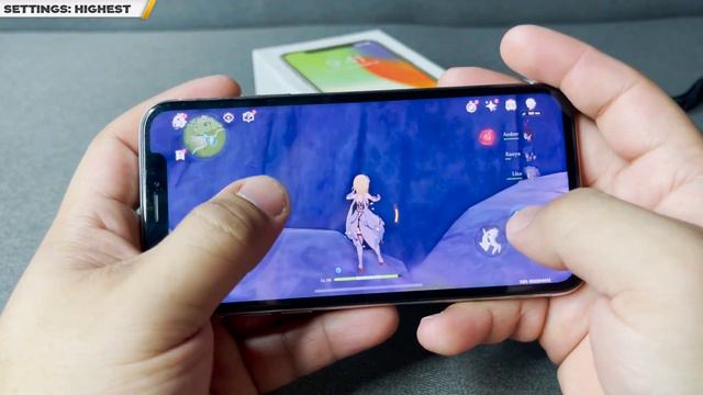 GENSHIN IMPACT Gameplay on iPhone X in 2023? | (Default to Max Settings Game Test) GOODS? смотреть онлайн