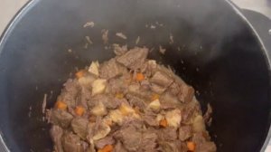 Говядина с айвой .