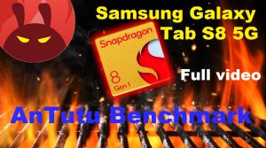 Тест Samsung Galaxy Tab S8 AnTutu Benchmark