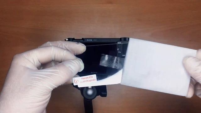 Sony ZV-E10 installation of protective glass | Установка защитного стекла смотреть онлайн