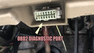 TOYOTA FORTUNER - OBD2 DIAGNOSTIC PORT