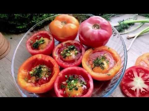 Хочешь удивить родных? Приготовь ОМЛЕТ В ПОМИДОРЕ! смотреть онлайн