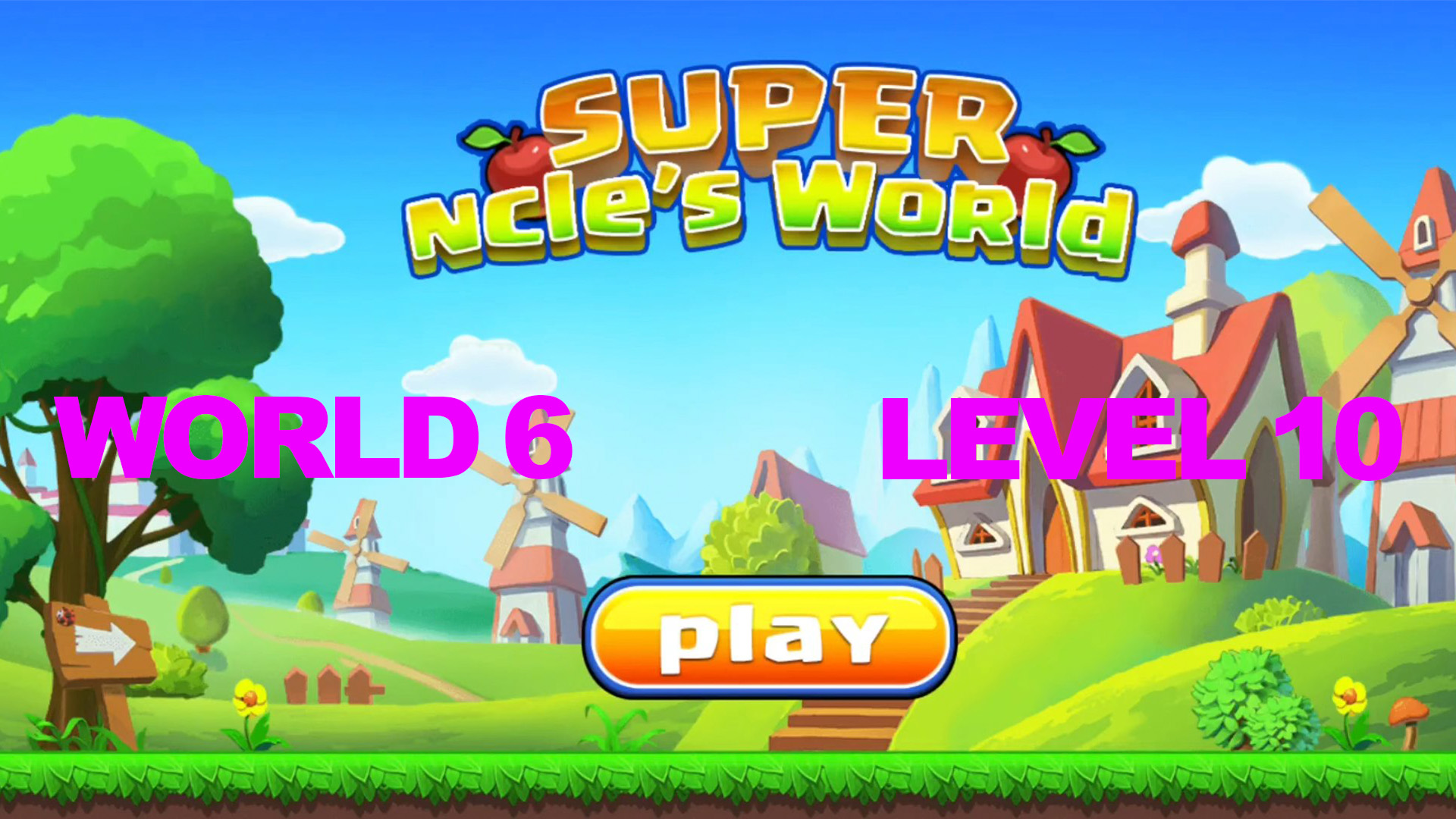 Super ncle's  World 6. Level 10.