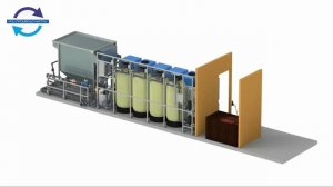 Система очистки сточных вод в блочно-модульном исполнении для вахтового поселка