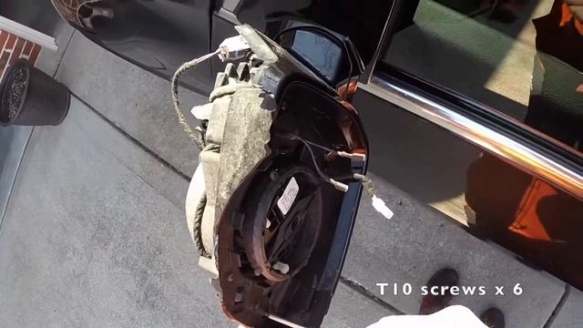 BMW F15 X5 2014-2018 side view mirror repair смотреть онлайн