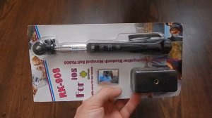 Посылка из Китая. RK - 908 Bluetooth Monopod с магазина GearBest.