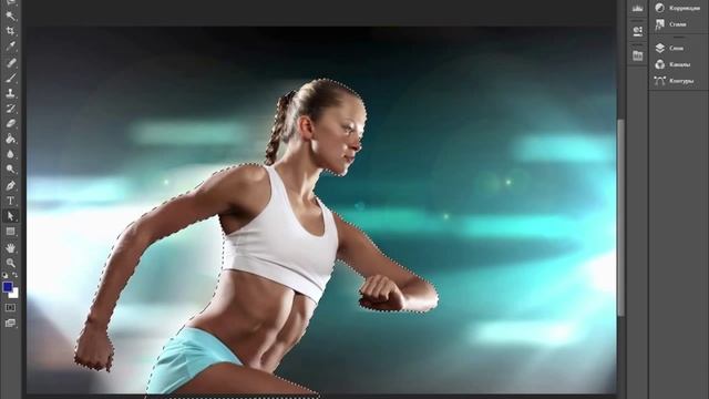 Как вырезать сложный объект в фотошопе - инструмент перо смотреть онлайн