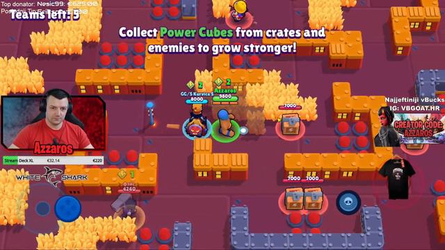 Kratak live / BRAWL STARS / BRAWL PASS PLUS GW na IG: AzzarosTV смотреть онлайн