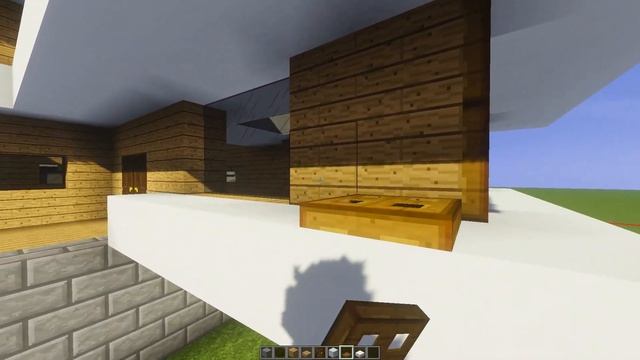 Как легко построить дом для выживания в Minecraft в стиле МОДЕРН смотреть онлайн