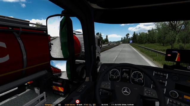 ETS2 Mercedes Actros MP4 1842 München - Heilbronn смотреть онлайн