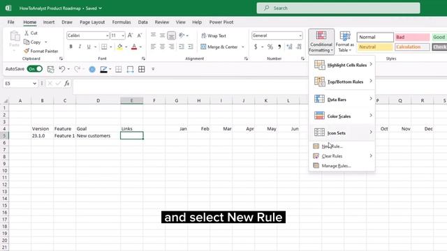 Create A Product Roadmap In Excel From Scratch смотреть онлайн