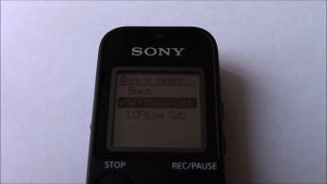 Обзор диктофона Sony icd px470