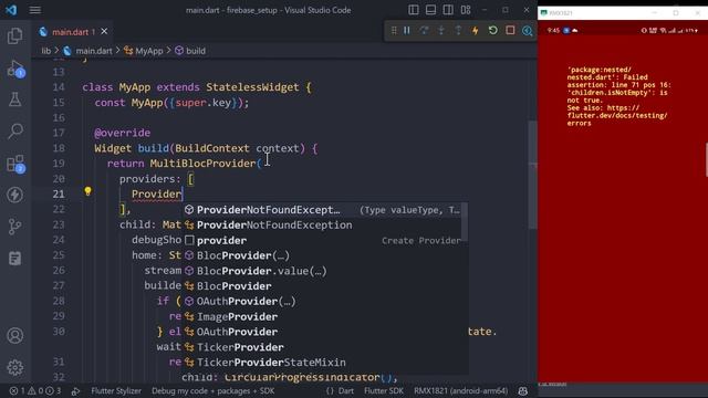 FlutterFire - Google Sign-In | Display User Using Bloc