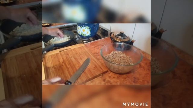 Дрожжевые пирожки с гречневой кашей и печенью от бабушки