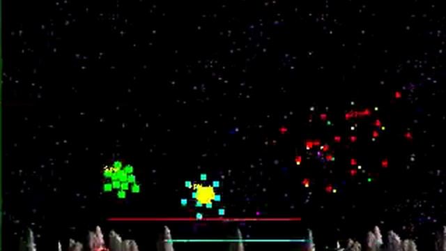 Defender game in Java, made with JGame смотреть онлайн