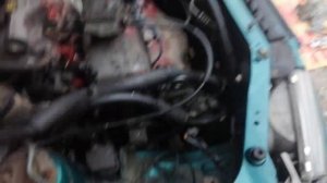 Меняю помпу и термостат Mazda demio