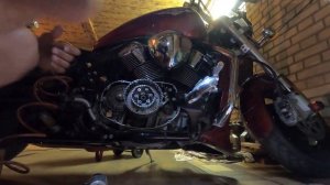 ремонт сцепления  suzuki boulevard m109r (часть 2), 538-я причина поломки сцепления