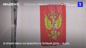 В Крыму явка на выборах в первый день – 18,61%