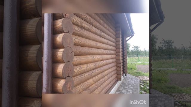Профессиональная покраска деревянных домов, срубов , бань,выделение структуры древесины