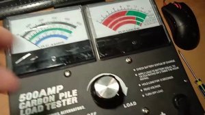 Тестер аккумуляторной батареи - 500 Amp Carbon Pile Load Tester.
